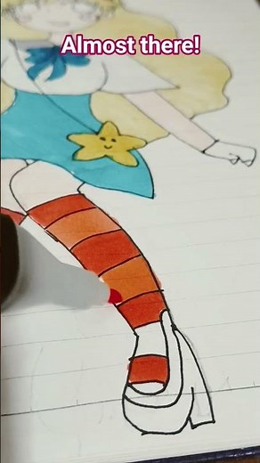 Drawing Star Butterfly ✨️ #Star butterfly #drawing #cute #colouring #subscribe #comment #anime type