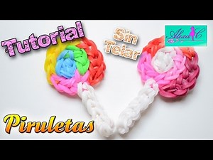 ♥ Tutorial: Gummy Lollipops (without a loom) ♥