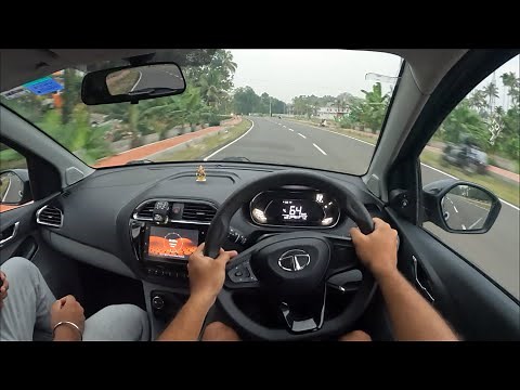 Tata Tiago Amt (2021) | XZA+ | Pov driving .
