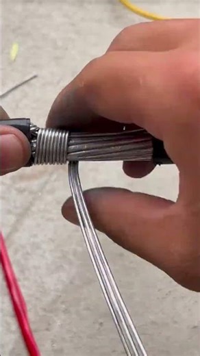 The process of connecting electric wires by wrapping them tightly to ensure a strong and safe joint