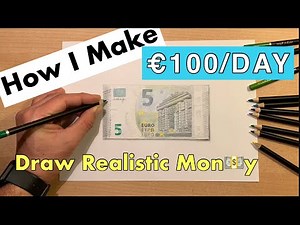 Tutorial Wie ZEICHNET man Geld ZEICHNEN Lernen für Anfänger Kinderleicht einf Drawing for beginners