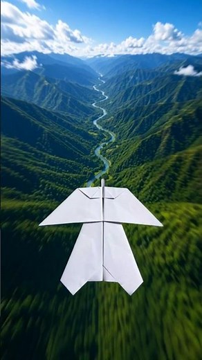 How to Make a Butterfly Paper Airplane 🦋