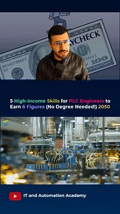 5 High-Income Skills for PLC Engineers to Earn 6 Figures (No Degree Needed!) #plc #automation #skils #plctraining #itaa | IT&Automation Academy