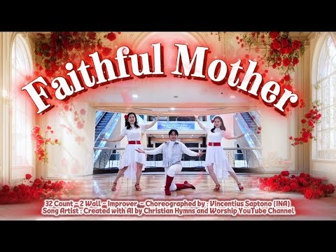 Faithful Mother - Improver Line Dance | Demo by : Amare Yedij