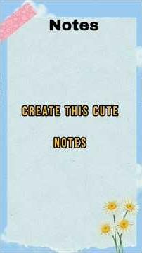 Create Aesthetic Study Notes in Canva 🌸 | #shorts