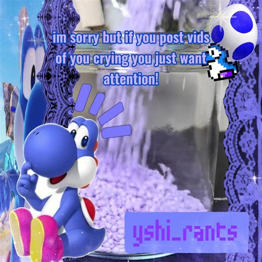 #yoshi #newranter #crying #hottake #layout