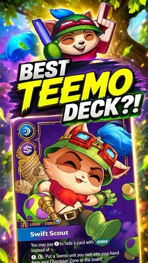 This Is The BEST Teemo Deck #riftbound #leagueoflegends #leagueoflegendstcg #unleashed