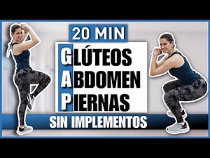 RUTINA DE GAP | Glúteos Abdomen y Piernas | RUTINA SIN SALTOS CON MANCUERNAS | NatyGlossGym