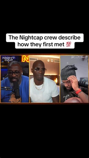 The Nightcap crew describe how they first met 💯 @Nightcap #nightcap #shannonsharpe #podcast #fyp #jokerclips247