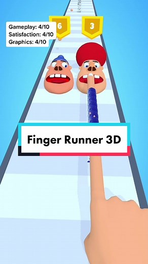 Finger Runner 3D - Hypercasual Game