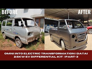 Omni into Electric Vehicle | Full Body Modification into 10 seater 😯 | Part-3 #modified #omni #diy