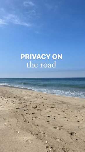 Courtnie & Nate on Instagram: "Privacy On The Road🚐🌞#ad here are some ways we work to maintain privacy while living in a van: • windows only on the sidewalk side so that you can’t see in from the street • no stickers, decals or anything too flashy that will make us stand out (team plain white van) • window coverings for all windows • curtains in the front and back for times when we want privacy without having to put all our window covers on • @nortonsecurity Secure VPN I never really paid much