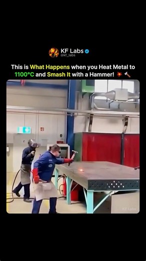 The Insane Physics of Smashing 1100°C Metal! 🔨💥