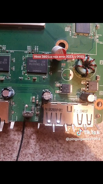 Reparando Xbox 360 Slim: Luz Roja Error 0033 y 0023