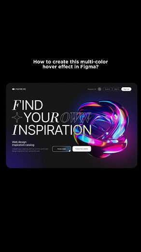 How to make a multi-color hover effect in #figma 💛 I share web-design and #uxui ideas. Fallow for more! . . . . . #webdesign #designinspiration #dribbble #behance #branding #graphicdesign #ux #ui #uxdesign #uxdesigner #uiux #dailywebdesign #figmadesign #figmatutorial