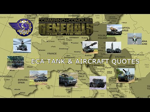 C&C Generals Zero Hour Rise Of Red ECA Tank and Aircraft Units Quotes (Re Upload)