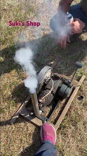 1927 Maytag washing machine motor, modified exhaust. #antique #maytag #engine #southern