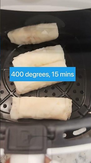 How Long To Cook Frozen Egg Rolls In An Air Fryer 😀🚀 🍴#airfried #airfryerrecipes #airfryer