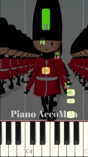 🎹 Little Baby Bum – The Grand Old Duke of York | Piano Tutorial (Short)