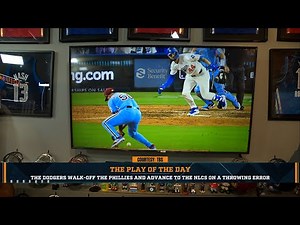 Play Of The Day: The Dodgers Walk-Off The Phillies And Advance To NLCS On Throwing Error | 10/10/25
