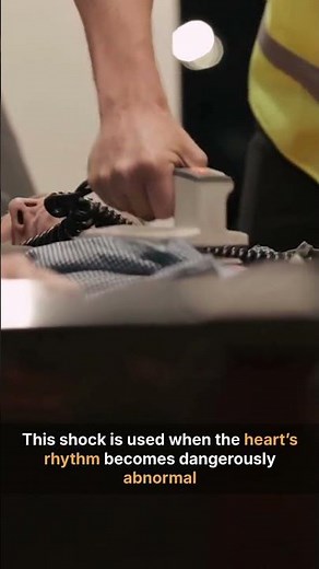 What actually happens when a defibrillator shocks the heart?