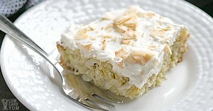Keto Coconut Cake with Cream Cheese Icing