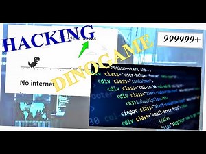 Hack the Dino T-Rex game by script in pc