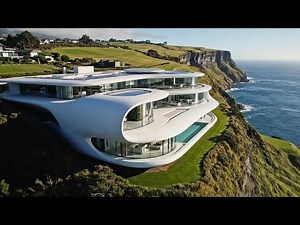 Inside a $65,000,000 Neo-Futurist "Liquid" Mansion | Unique Architecture Tour