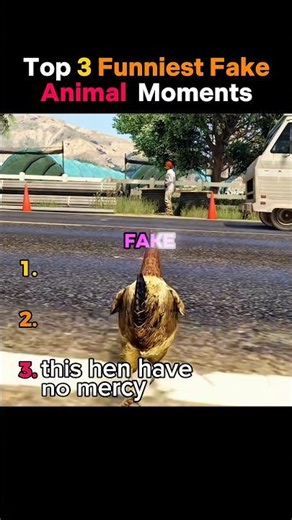Top 3 Funniest Fake animal moments #gaming #funny