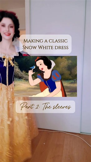 Creating Gorgeous Sleeves for a Snow White Costume