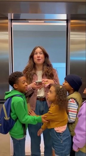 Awkward Elevator Ride… Thanks to Curious Kids 😅