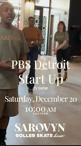 TOMORROW! 🙌 Sarovyn x START UP (PBS) airs, Saturday, December 20. We are sharing the behind the scenes of how this dream is being built in Detroit When to watch • PBS Detroit: 10 AM EST • PBS.org: 12 Noon EST Take a screenshot of this, set a reminder and tag someone! We’ll be watching live and would love to see where you are tuning in from. @startuptvshow 🎥 @kahrtooned #startup #rollerskatedetroit #sarovyn #rollerskatedetroitissodetroit #detroitrollerskating #Detroit | Roller Skate Detroit