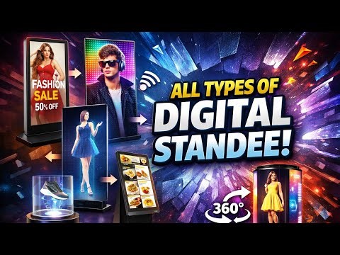All Types of Digital Standee | Complete Guide 2026 🔥Digital