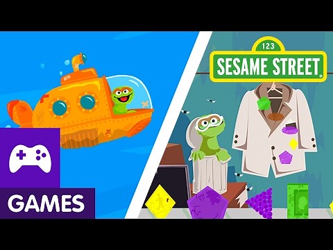 Sesame Street: Oscar's Rotten Ride/Junk My Jacket | Game Video