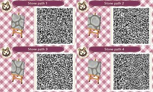 Animal Crossing Wooden Path Qr Code