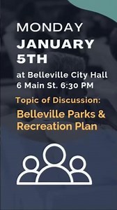 Help shape the future of Belleville’s parks & recreation