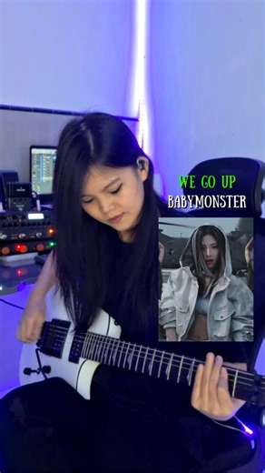 this ain't a game and you know i don't play😈 🎵: Babymonster - We Go Up 🎸: Kramer Assault 220 📟: NUX Trident #kramer #kramerassault220 #nux #nuxtrident #Babymonster #wegoup | Rissa Geez