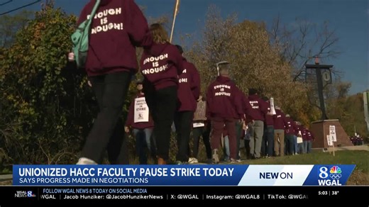 HACC faculty union cancels planned strike as contract negotiations continue