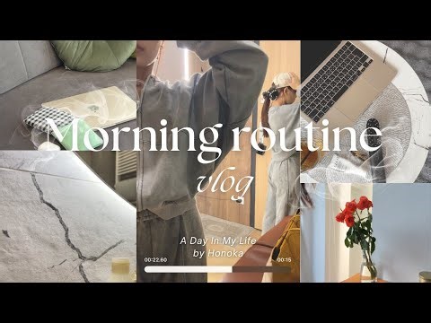 [Morning Routine]海外生活25歳のモーニングルーティン🌿｜腸活朝ごはんメニュー🥣