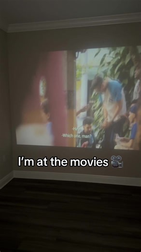 This projector has literally turned my living room into the movies 🎥 #projector #moviescene #movie