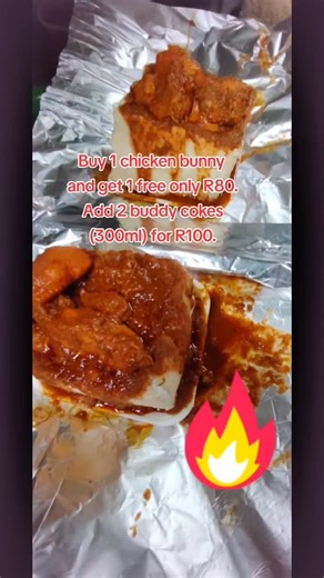 172 reactions · 23 shares | November special. Buy 1 chicken bunny and get 1 free R80. Add 2 buddy cokes (300ml) for only R100. Like, share and follow this post. #specials #bestprices #bestdeal #food | The Baking Pan: Overport | Facebook