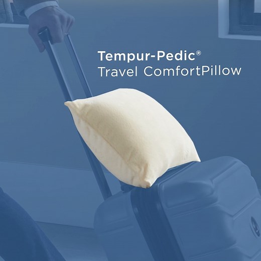 27 reactions · 5 comments | Need some key travel advice? Bring your own Tempur-Pedic® Travel ComfortPillow with you. Here’s why:  They have removable covers so you can wash them when you get home  They compress and roll up so you can pack them in your luggage  They’re made with one-of-a-kind TEMPUR® Material—for restful sleep so you can have more fun during the day | Tempur-Pedic USA | Facebook