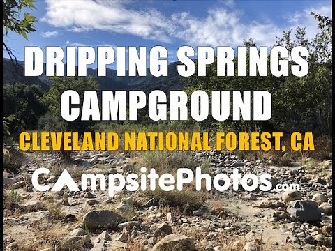 Dripping Springs Campground - Cleveland National Forest, CA