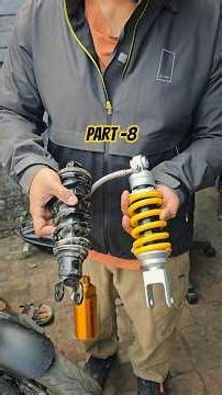 Part 8 Yamaha Xsr 155 Modification upgrade Gas Suspension Follow for more 🔥