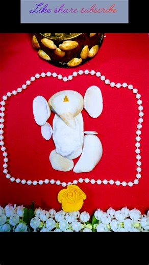 Sea shell Ganesha #diy #handmade #craft&art #viral #shorts