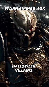 WARHAMMER 40K HALLOWEEN VILLAINS CROSSOVER The Darkest Legion Rises! Horror’s greatest icons unite as forces of Chaos, each twisted into terrifying Chaos Space Marines. Freddy, Jason, Michael, Leatherface, Ghostface, Pyramid Head, Predator, and the Xenomorph all bring their unique nightmare power to the grimdark future. Together, this legion of terror and corruption spreads Chaos across the galaxy, a force of pure horror that no one can escape! #jasonvoorhees #freddykrueger #predator #pennywise 