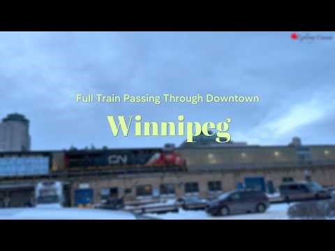 You Won’t Believe How Long This Train Is 🚆 Winnipeg Canada