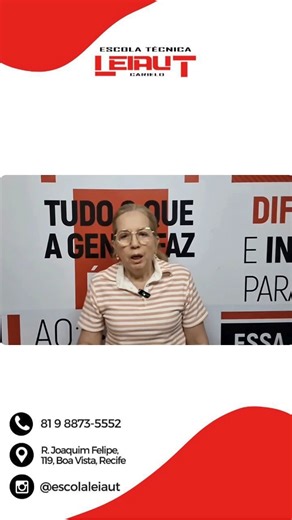 Venha para a Escola Técnica Leiaut e Decole sua Carreira em TI! 🚀 Você sempre quis dominar a programação e a informática? A Escola Técnica Leiaut oferece o Curso Técnico de Informática e Programação que vai transformar o seu futuro! 💻 O que você vai encontrar: Aulas Práticas e Dinâmicas: Aprenda na prática com os melhores profissionais da área. Tecnologia de Ponta: Laboratórios modernos e equipamentos de última geração. Certificação Reconhecida: Certificado válido em todo o território nacional