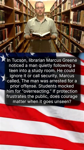 THE NIGHT SHIFT LIBRARIAN WHO CALLED SECURITY 📚🚨