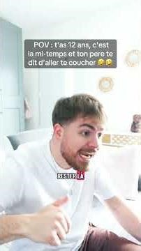 POV : t'as 12 ans, c'est la mi-temps et ton pere te dit d'aller te coucher 🤣🤣